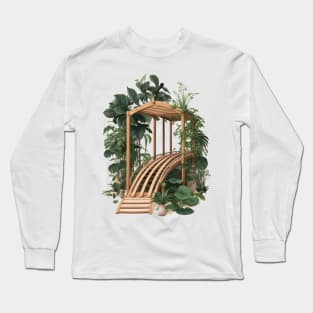 wooden bridge and botany Long Sleeve T-Shirt